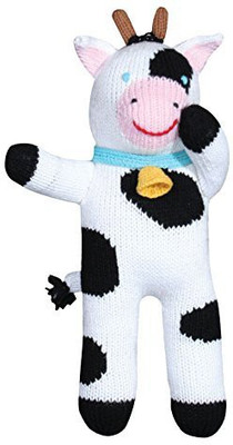 

Zubels Cow Cowleen 12Inch Handknit Doll(White)