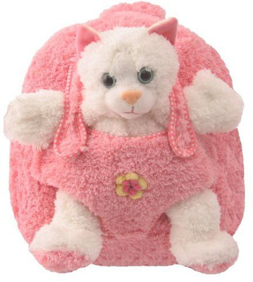 

Kreative Kids Kids Stylish Pink Backpack Cat Stuffie Included(Pink)