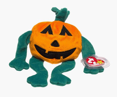 

TY Beanie Babies Pumkin' Pumpkin - 11 inch(Green)