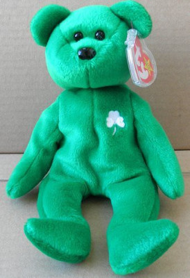 

Unknown 1 X Ty Beanie Babies Erin The Irish Bear Plush Animal - 13 inch(Green)