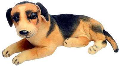 

Green Apple Sitting Dog - 22 cm(Black)