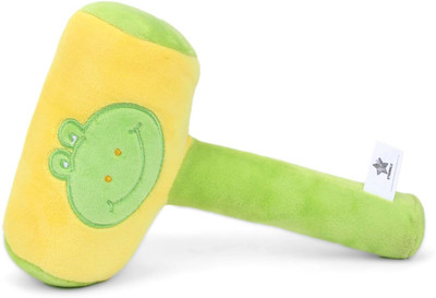 

Starwalk Frog Face Hammer Plush - 23 cm(Yellow, Green), Green;yellow