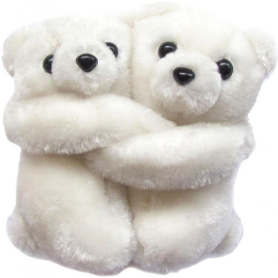 

Creative India Exports Hugging Teddy Pair Stuffed Soft Plush Toy - 11 cm(White)