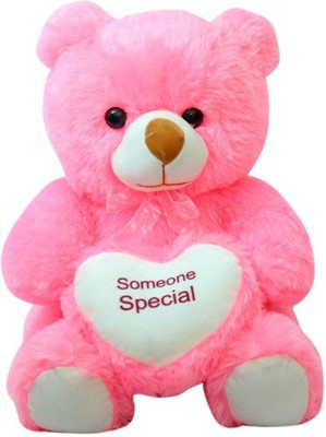 

Prachi Cuddly Bear With Heart Cm45 - 45 cm(Pink)