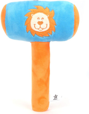 

Starwalk Lion Face Hammer Plush - 23 cm(Blue, Orange)