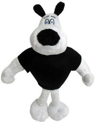 Jazwares Nicktoons 7 Inch Plush Tuff Puppy Dudley(Black)