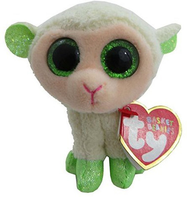 

ty Basket Beanies 3" Lala The Lamb - 8 inch(Green)