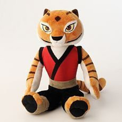 Kohl's Kung Fu Panda Master Tigress Plush 14 In Tall(Orange)