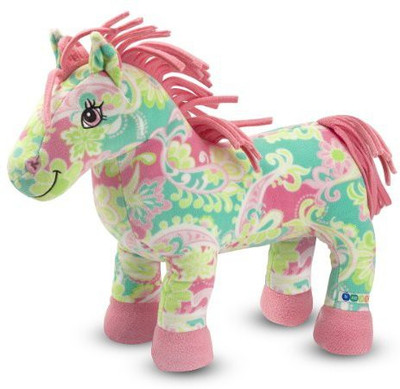 

Melissa & Doug Ashley Horse Plush(Pink)