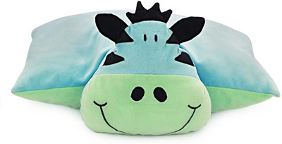 Tomafo GIRAFFE FOLDING PILLOW - 25 cm(Multicolor)