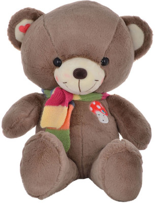 

Twisha Smiling Bear Mushroom Embroidery Medium - 20 inch(Grey)