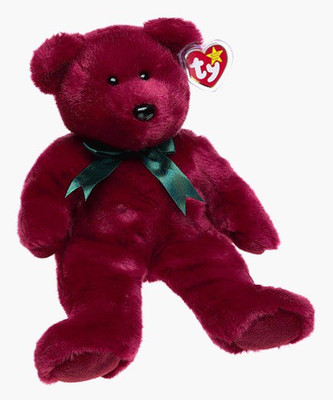 

TY Beanie Babies Cranberry Teddy(Red)