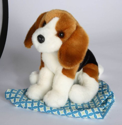 

Douglas Cuddle Toys Balthezar Beagle 12"(White)