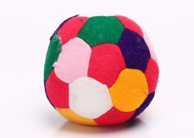 

ESHTYLE Playful Soft Toy Ball with Ghungroo-13 cm - 5.2 inch(Multicolor)