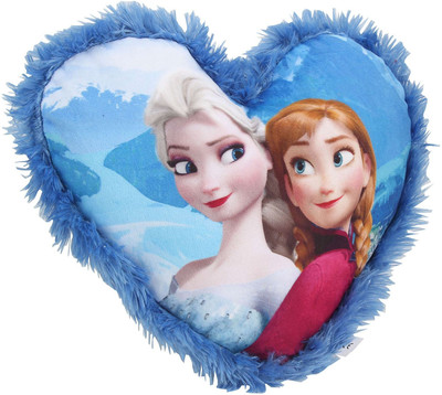 

Disney Frozen Heart Plush Cushion - 33 cm(Blue)