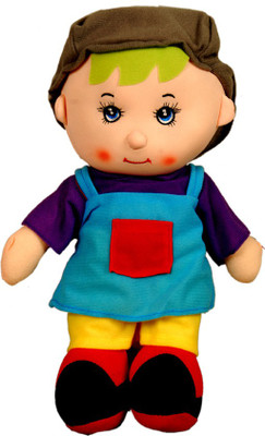 

Montez Cute Chotu Rag Baby Doll Soft Toy -Blue - 32 cm(Multicolor)