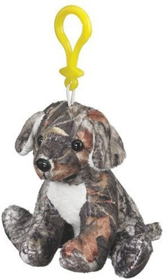 

Mossy Oak Camo Labrador Plush Dog Animal Backpack Clip Keychain(Grey)