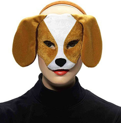 

Forum Plush Dog Mask Child Std(Black)