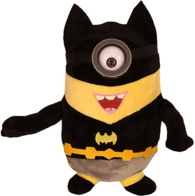 

TLF Despicable Me Minions Plush Doll In Super Heroes Suit-BATMAN - 11 inch(Black)
