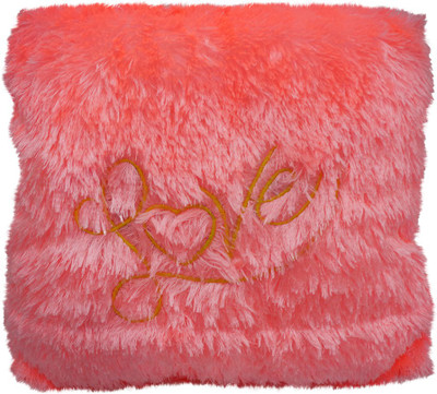 

Art N Hub Soft Love Fur Cushion (H-36cm) - 36 cm(Pink)