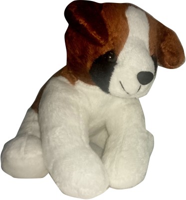 

Soft Buddies Dog - White and Dark Brown - 6.4 inch(Multicolor)