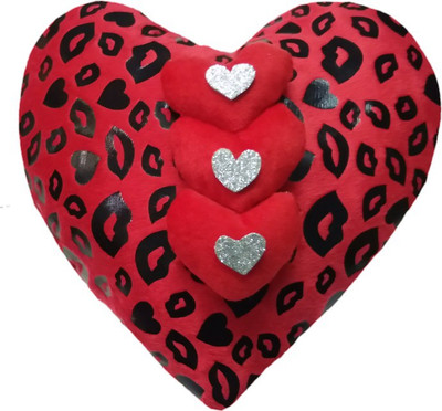 

Aparshi Designer kissing heart stuffed soft toy 1 - 40 cm(Multicolor)