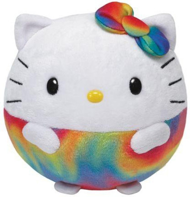 

TY Beanie Babies Hello KitRainbow Plush(White)