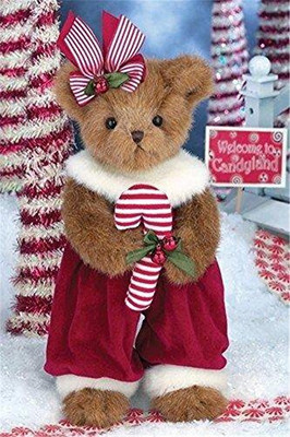 

Bearington Bears Bearington Bear Pepper Minty 14" Christmas Girl 173209 - 8.7 inch(Brown)