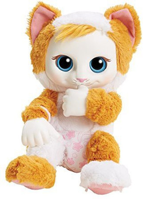 

Animal Babies Baby Calico Kitten Plush - 25 inch(Multicolor)