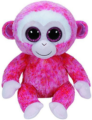 

TY Beanie Babies Ru The Red Monkey Medium Plush(Pink)