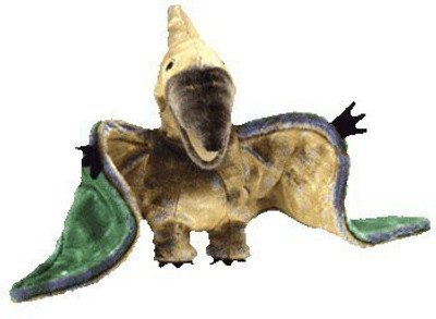 

TY Beanie Babies Swoop The Pterodactyl Dinosaur Bird Buddies - 8 inch(Brown)
