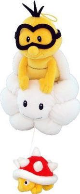 

Little Buddy Toys Little Buddy Official Super Mario Plush 8" Lakitu/Jyugemu(Yellow)