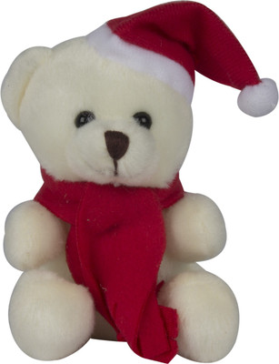 

Twisha Santa Bear With Paper Bag White - 14 cm(White)