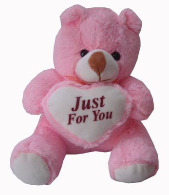 

MGPLifestyle "Just for You" Teddy Bear Premium Soft Toy (Pink)-24cm - 9 cm(Pink)