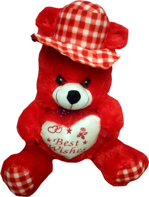 

Riya Enterprises Cap Teddy Fur-2 - 40 cm(Red)
