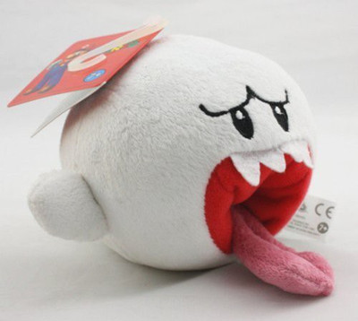 

OA Super Mario Bro White Boo Ghost Soft Plush Doll Gift - 15.4 inch(White)