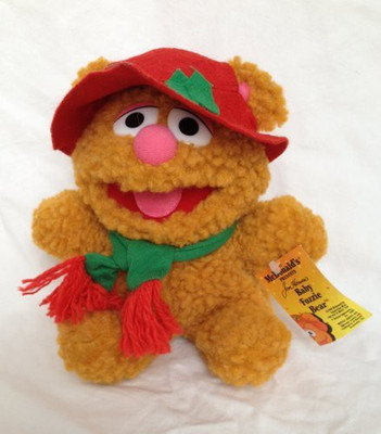 

McDonald's Mcdonalds Presents "Ba Fozzie Bear" Vintage Plush - 9.84 inch(Orange)
