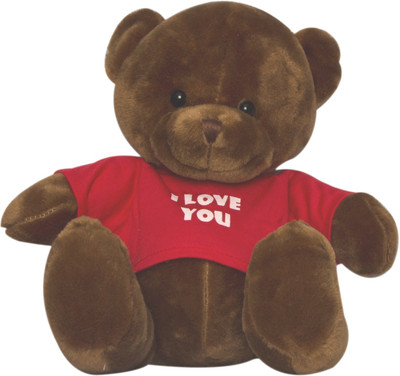 

Twisha Bear With T Shirt I Love You Brown Small - 12 cm(Multicolor)