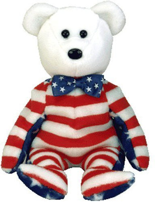 ty Beanie Babies Liber The White Teddy Bear (Usa Exclusive) - 40 cm(White)