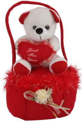 

ESHTYLE Bear On Boat - 4 Inch(White, Red), Red;white