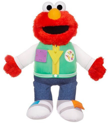 

Sesame Street Playskool Steps To School Ready For School Elmo - 12.2 inch(Red)