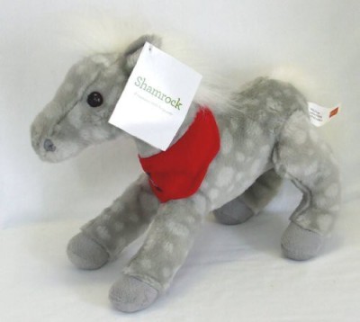 

WELLS FARGO Legendary Pony Shamrock Plush Horse - 15.74 inch(Grey)