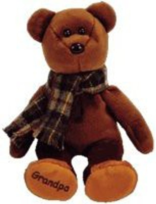 

ty Beanie Ba Gramps The Grandfather Bear (Internet Exclusive)(Brown)