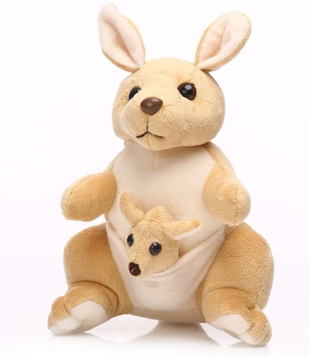 Dayzee Soft Cute Kangaroo - 32 cm(Beige, White)