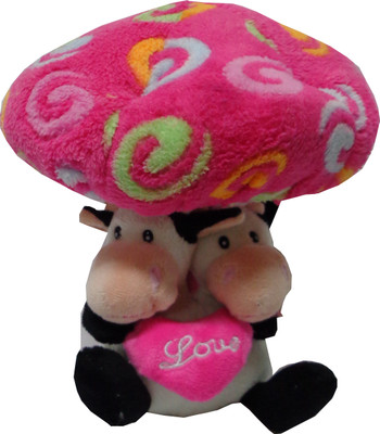 

Play N Pets Couple Animal with Heart and Mushroom - 9.84 inch(Multicolor)