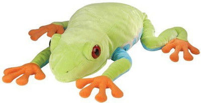

Wild Republic Cuddlekins Jumbo Frog Red Eye - 12 inch(Green)