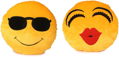 

Deals India Deals India Soft COOL Dude Smiley and Kiss Smiley Cushion - 35 cm(smiley2&3) Set of 2 - 35 cm(Yellow)