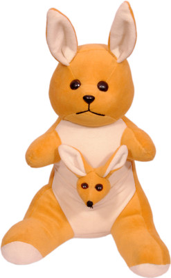 

Ktkashish Toys Kashish Cute Brown & White kangaroo 16 inch - 16 inch(Brown)