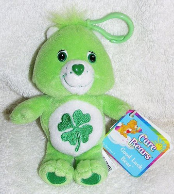 

Play Along Care Bear 5" Plush Good Luck Bear Clip On Doll(Green)