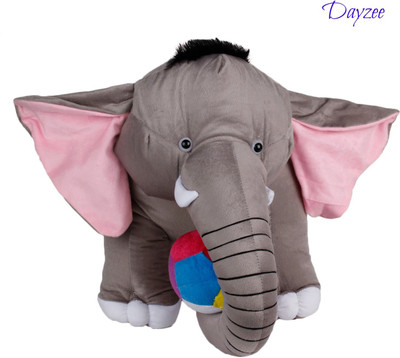 

Dayzee Jumbo Elephantplaying With Ball - 70 cm(Grey)
